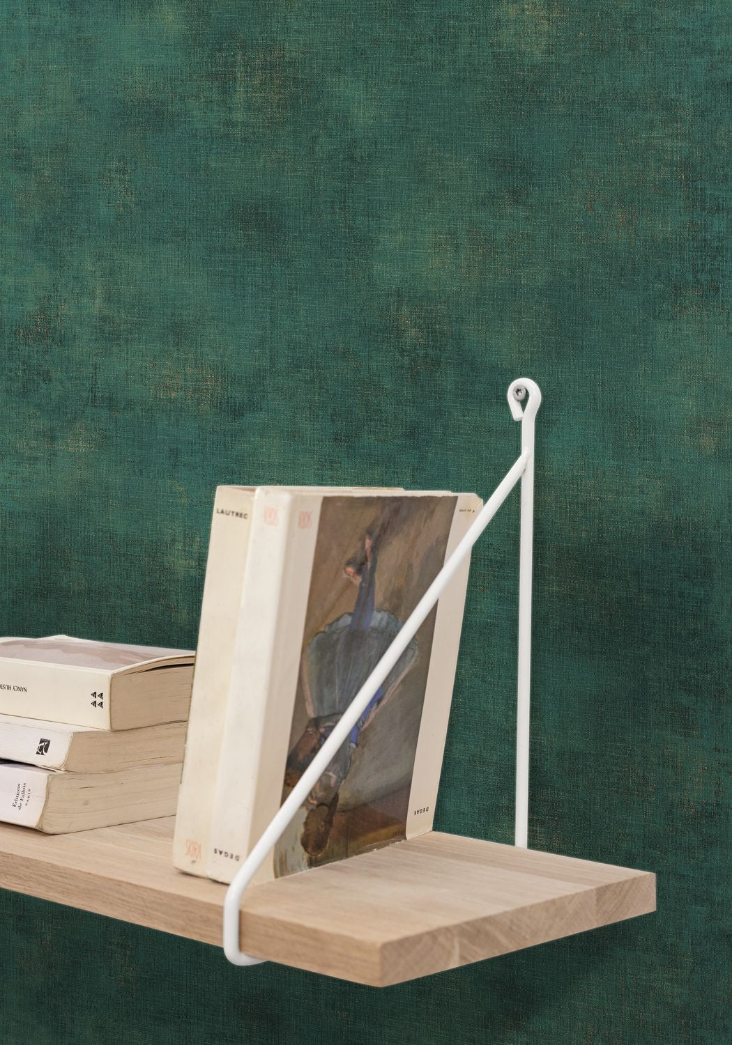 Telas 2 Uni Metalises Wallpaper - Vert Emeraude - Caselio - 102077024 - Premier Wallcovering