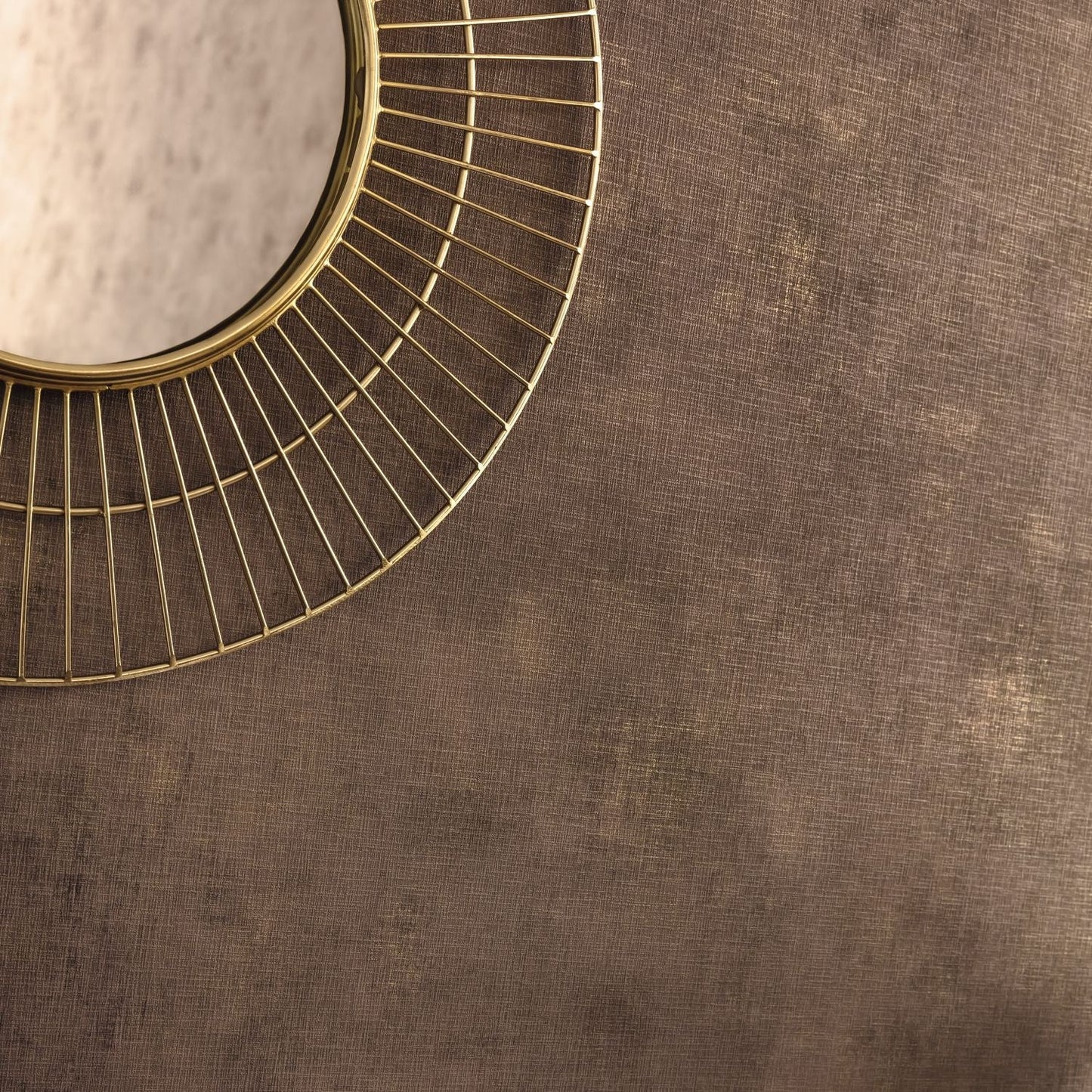 Telas 2 Uni Metalises Wallpaper - Marron - Caselio - 102072131 - Premier Wallcovering