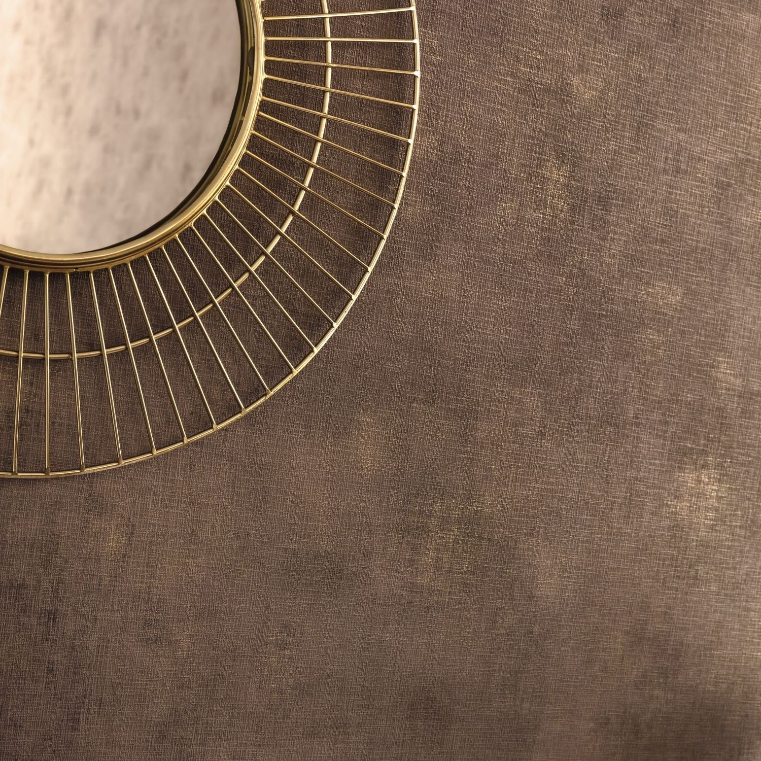 Telas 2 Uni Metalises Wallpaper - Marron - Caselio - 102072131 - Premier Wallcovering