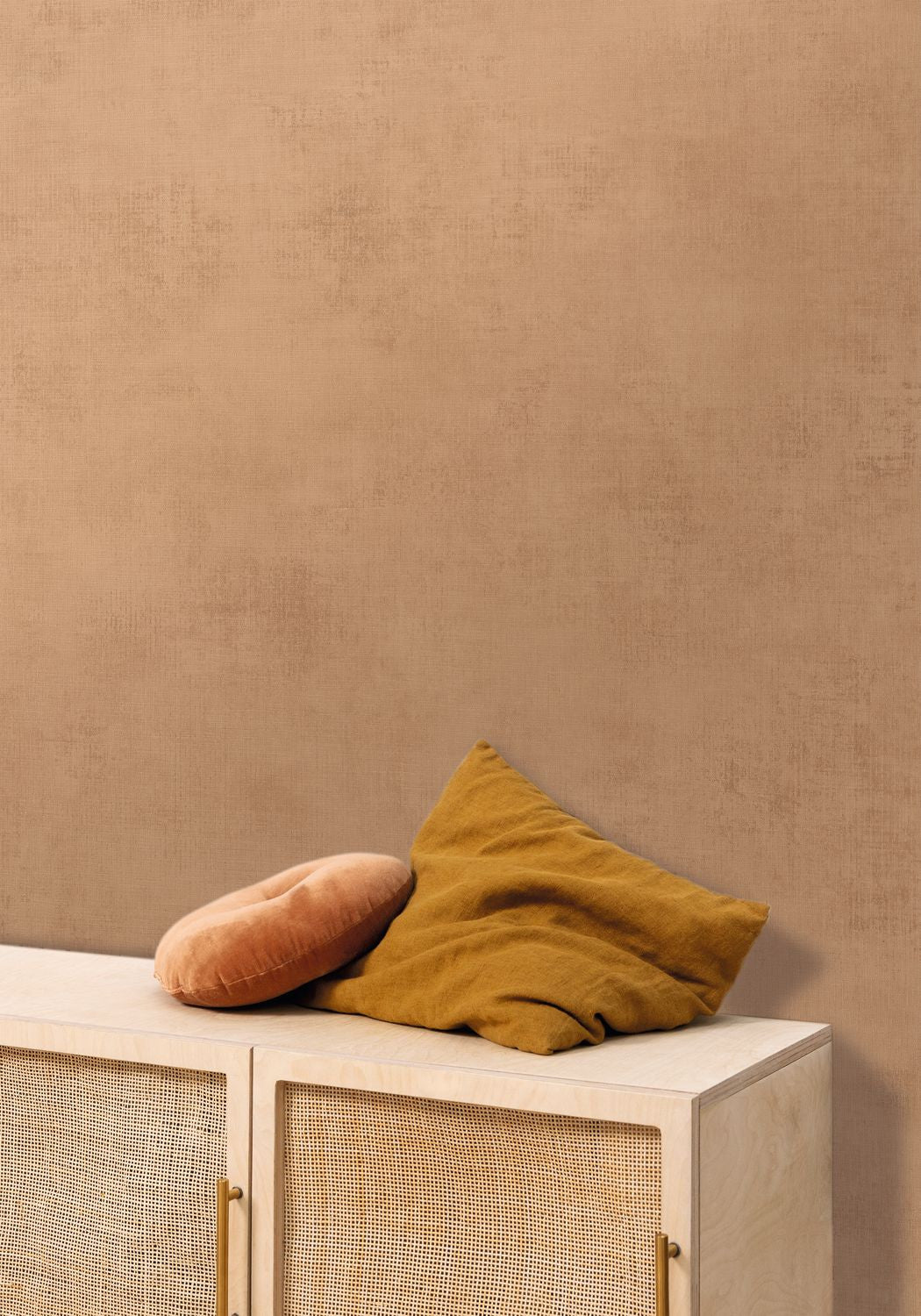 Telas 2 Uni Metalises Wallpaper - Chataigne - Caselio - 102072050 - Premier Wallcovering