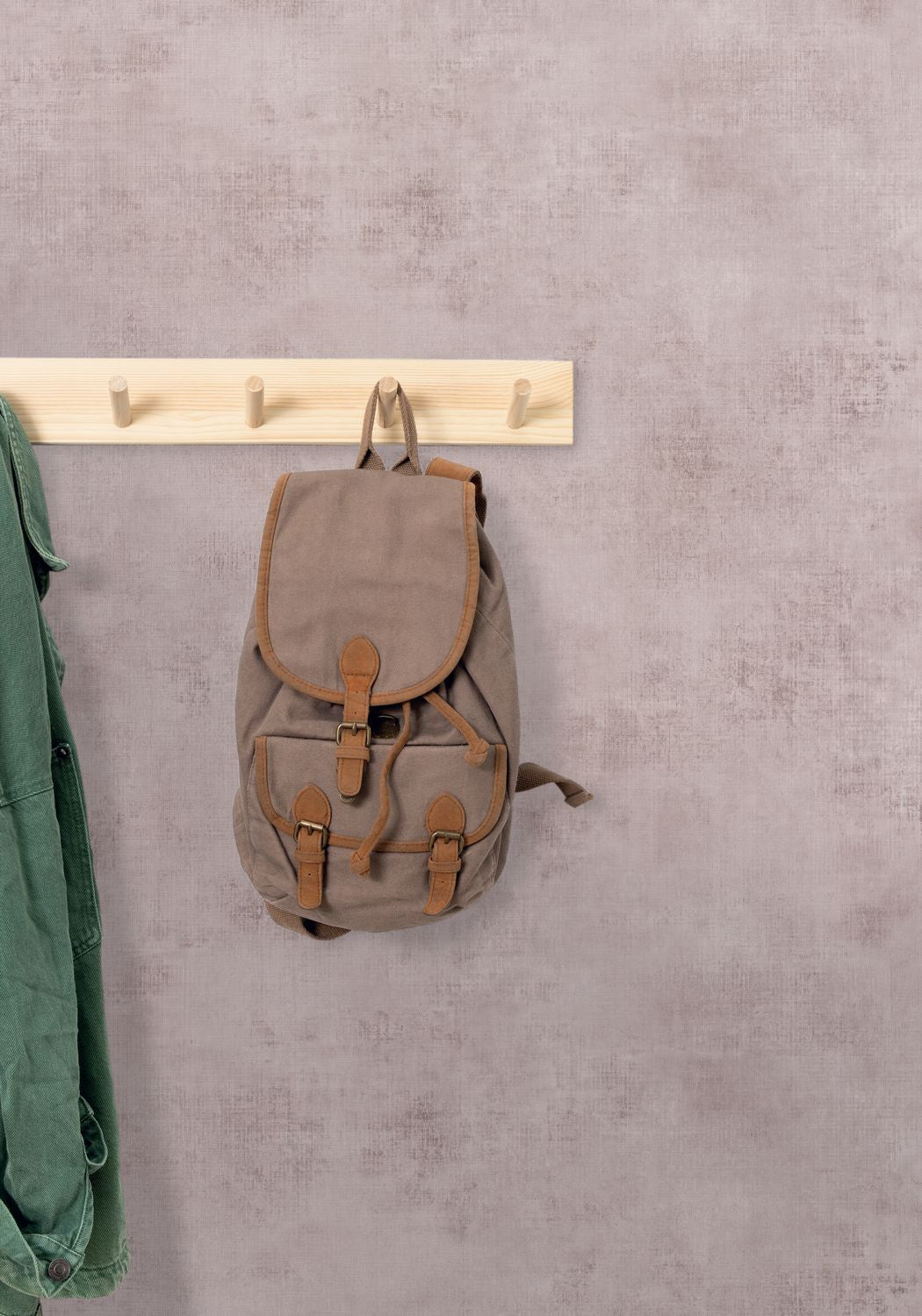 Telas 2 Uni Wallpaper - Ficelle - Caselio - 102061162 - Premier Wallcovering