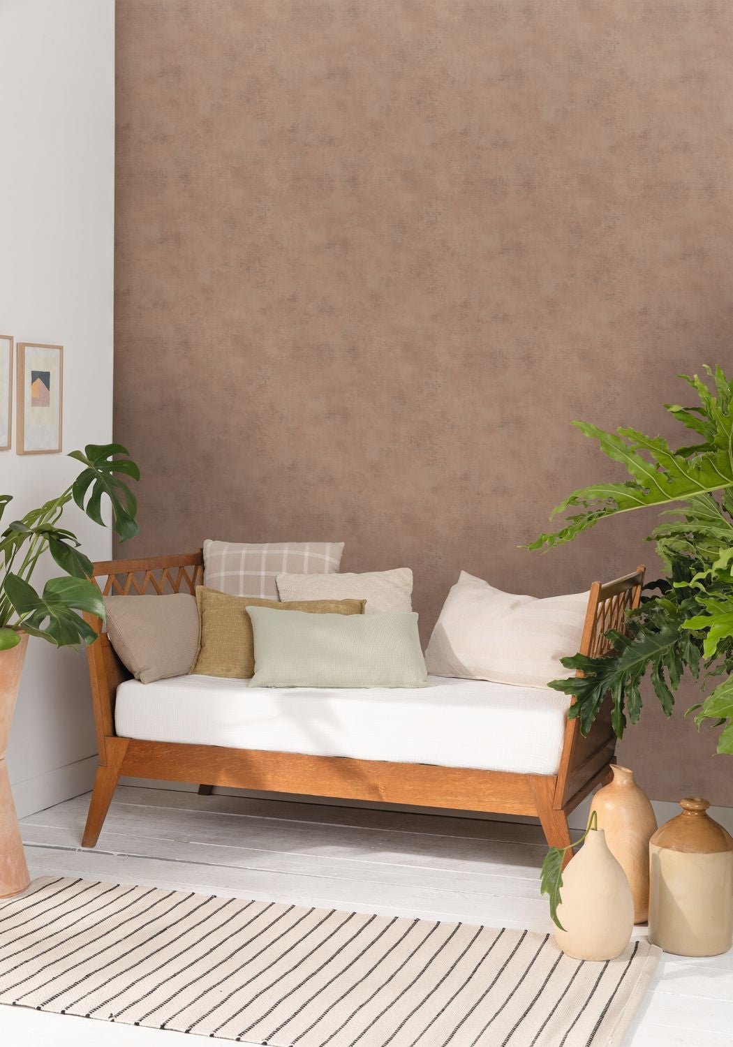 Telas 2 Uni Wallpaper - Amande - Caselio - 102062330 - Premier Wallcovering