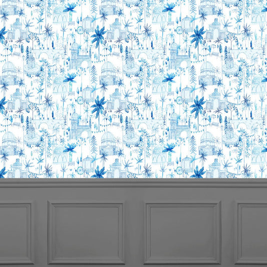 Tellaro Wallpaper - Cobalt - Voyage Maison - TELLARO/WPO/COB - Premier Wallcovering