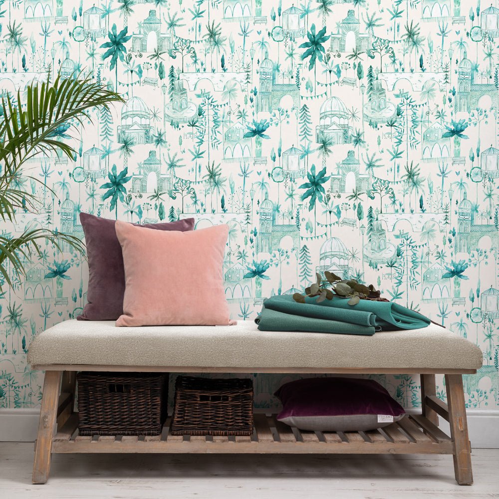 Tellaro Wallpaper - Seamist - Voyage Maison - TELLARO/WPO/SEA - Premier Wallcovering