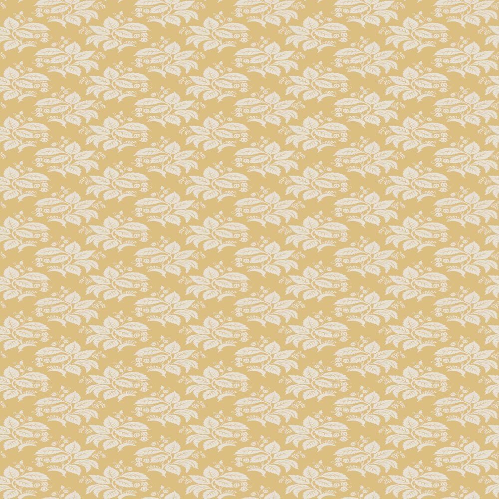 Tengberska Wallpaper - Yellow - Boråstapeter - 8057 - Premier Wallcovering