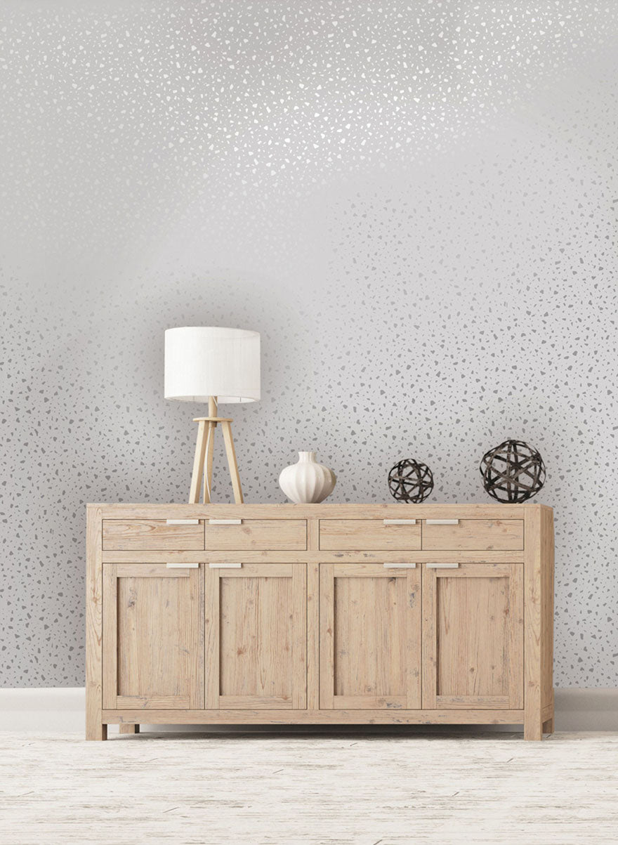 Terrazzo Wallpaper - Grey/Silver - Holden Décor - 12730 - Premier Wallcovering