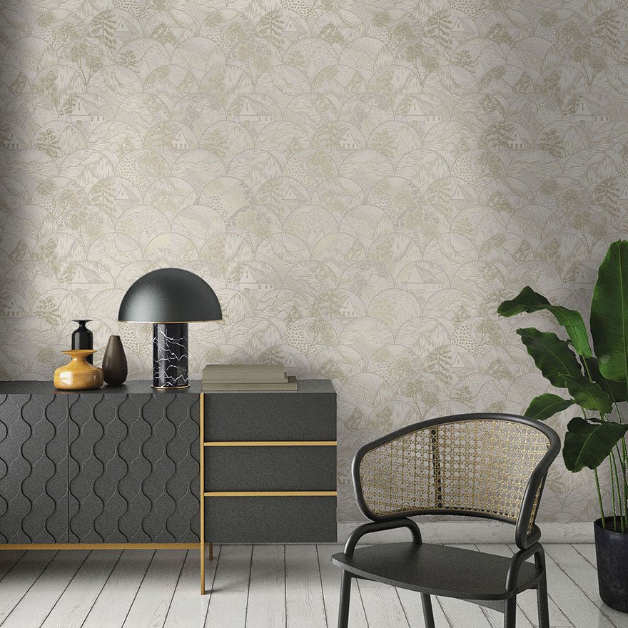 Teshio Wallpaper - Dove - Holden Décor - 65883 - Premier Wallcovering