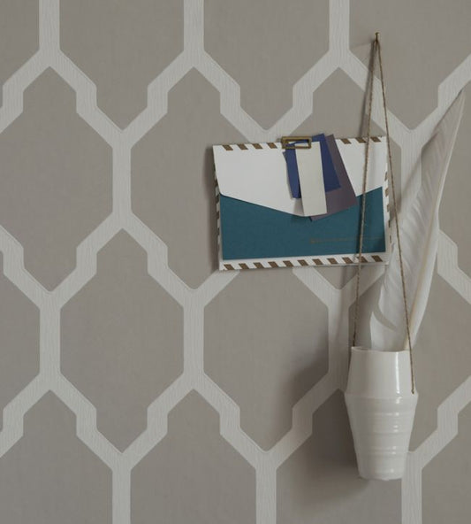 Tessella Wallpaper - Strong White - 3601 - Farrow & Ball - Premier Wallcovering