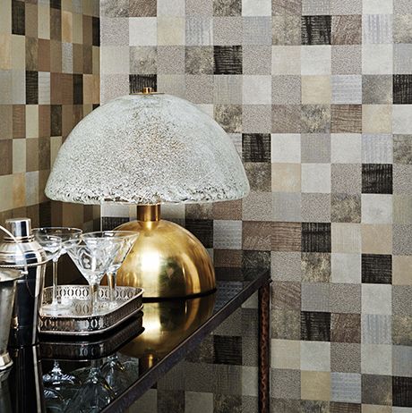 Tessella Wallpaper - Duckegg - Osborne & Little - W6580-04 - Premier Wallcovering