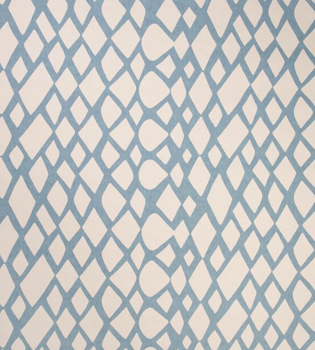 Tesserae Wallpaper - Cobalt - Christopher Farr Cloth - CF1167 - 01 - Premier Wallcovering