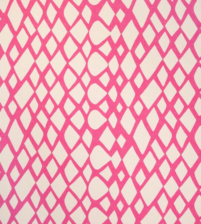 Tesserae Wallpaper - Fuchsia - Christopher Farr Cloth - CF1167 - 02 - Premier Wallcovering