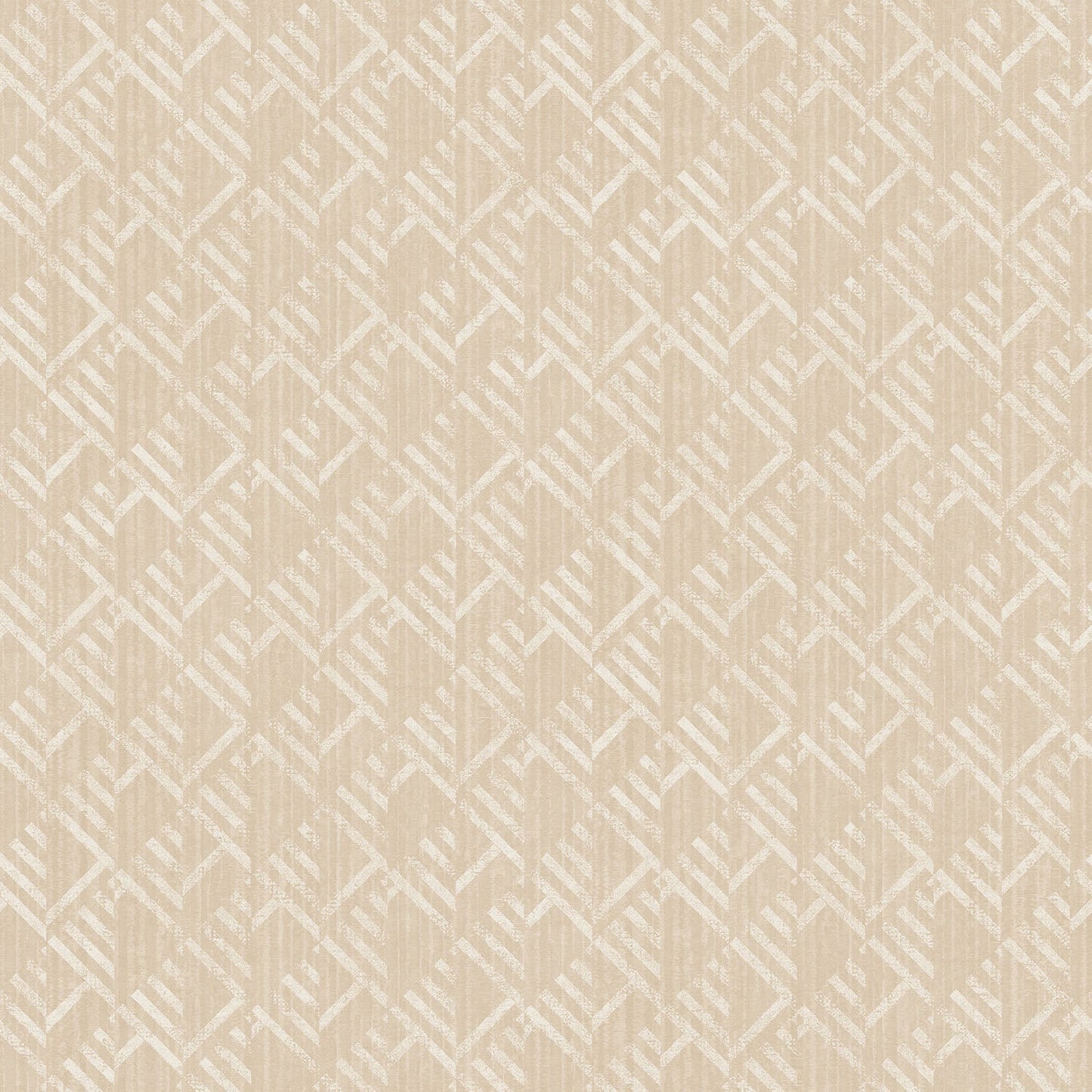 Texstyle Block Flock Wallpaper - Beige / Mica - Galerie - G56577 - Premier Wallcovering
