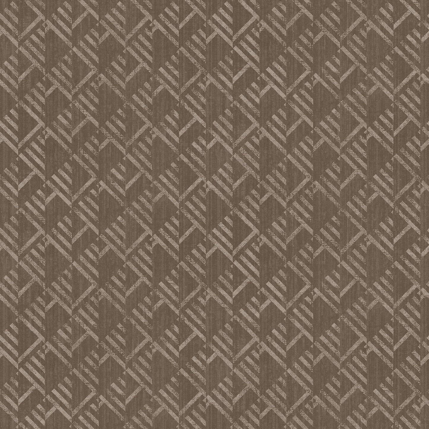 Texstyle Block Flock Wallpaper - Brown - Galerie - G56579 - Premier Wallcovering