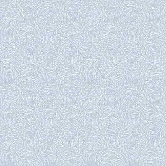 Texstyle Hedgehog Wallpaper - Blue / Mica - Galerie - G56604 - Premier Wallcovering