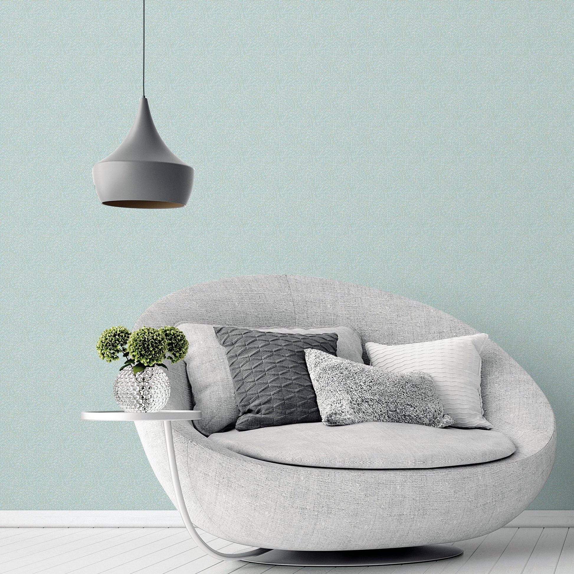 Texstyle Hedgehog Wallpaper - Green - Galerie - G56606 - Premier Wallcovering