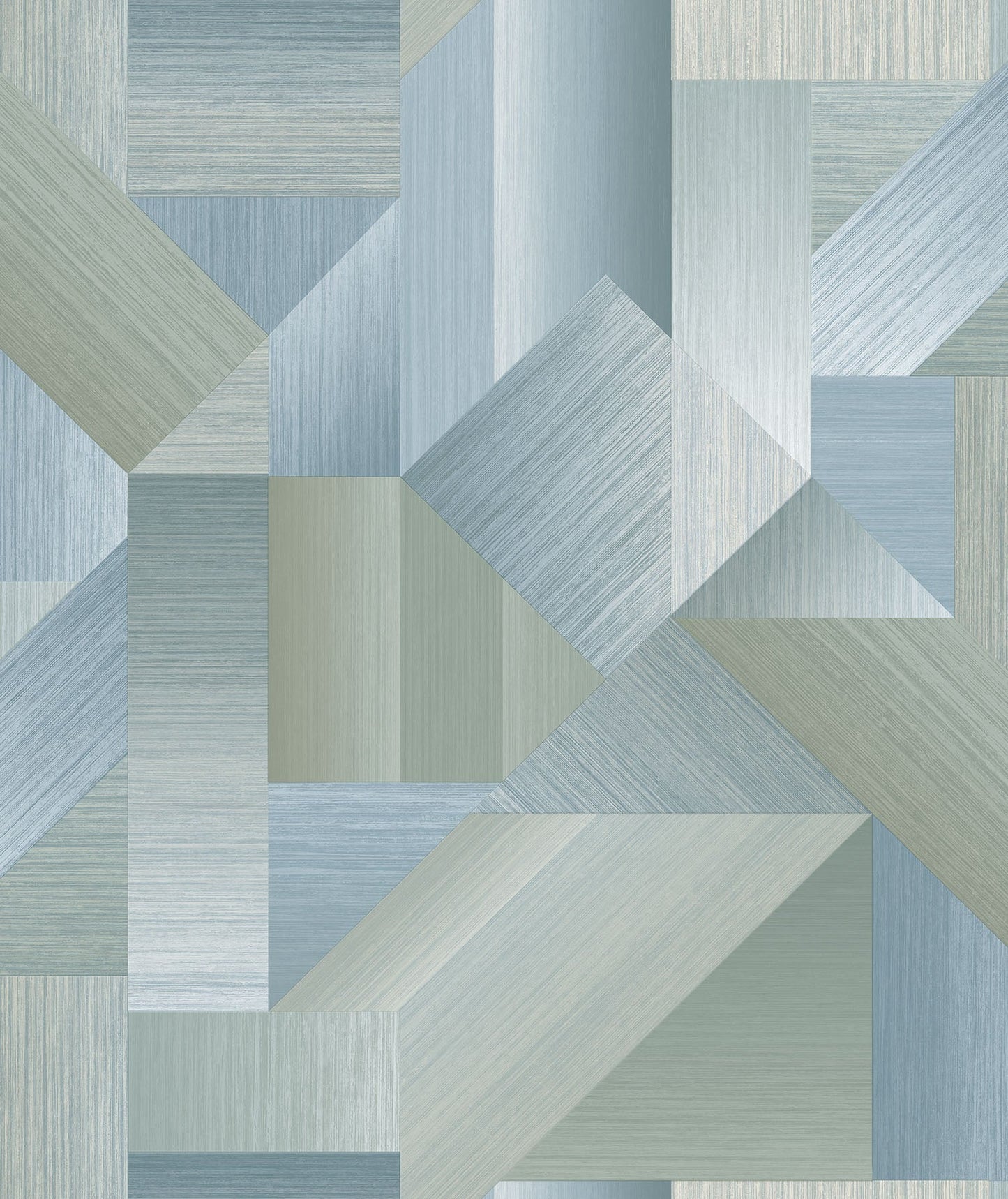 Texstyle Shape Shifter Wallpaper - Mixed Greens - Galerie - G56627 - Premier Wallcovering