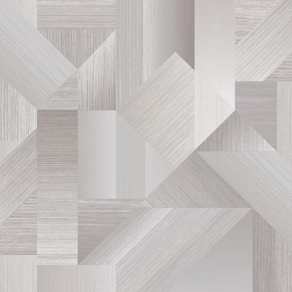 Texstyle Shape Shifter Wallpaper - Warm Neutrals / Mica - Galerie - G56629 - Premier Wallcovering