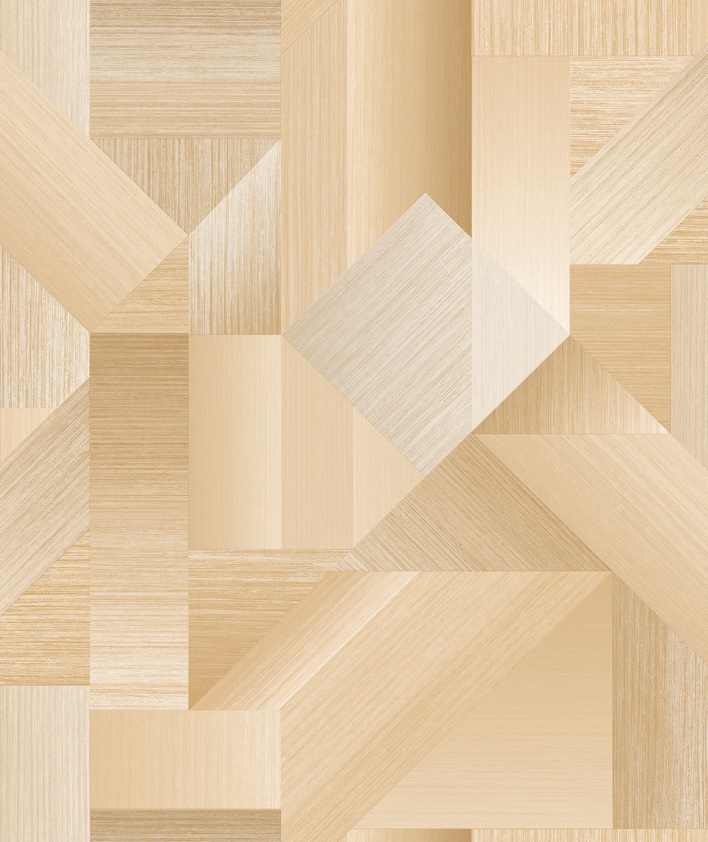 Texstyle Shape Shifter Wallpaper - Ochre / Metallic Gold - Galerie - G56628 - Premier Wallcovering