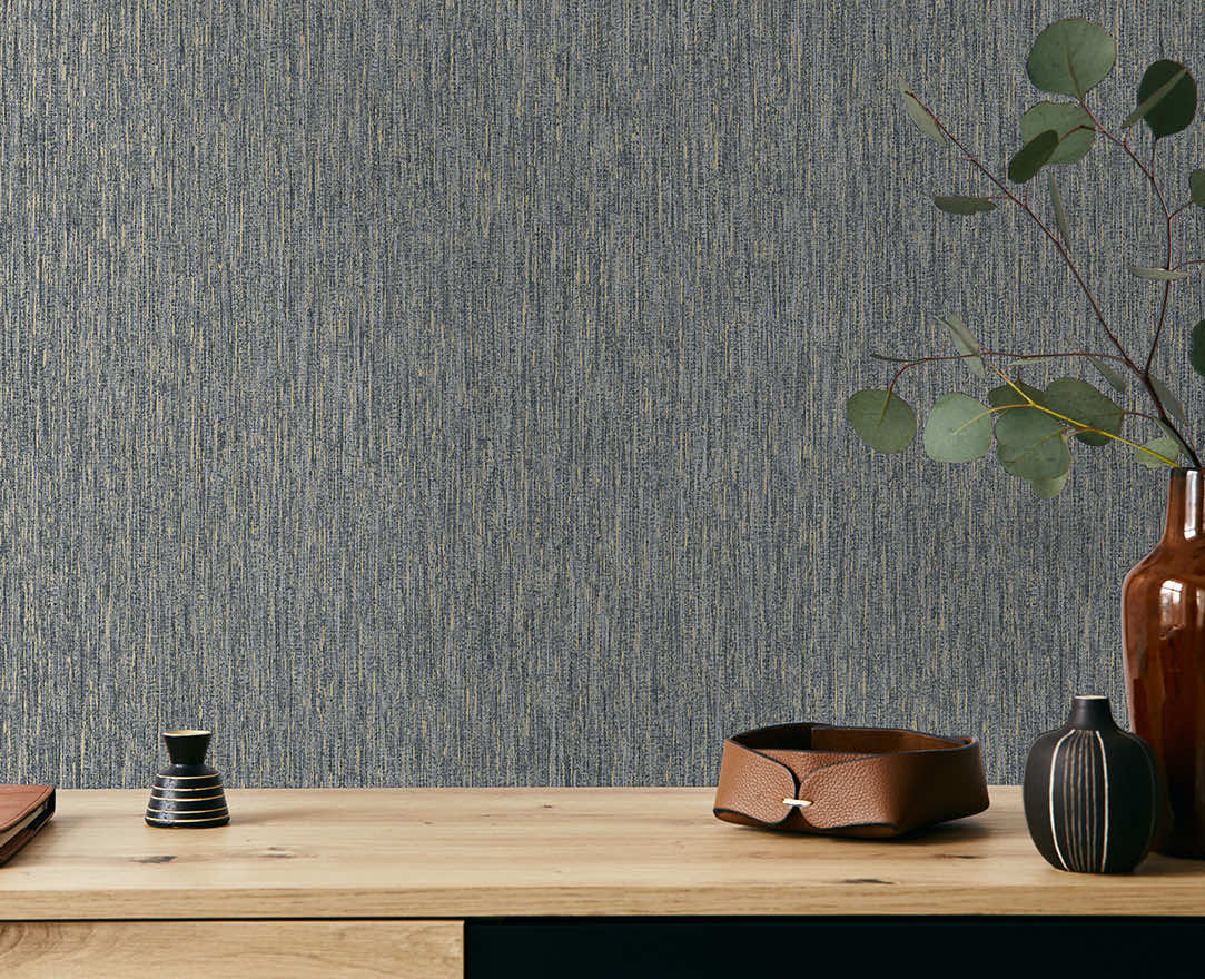 Textura Wallpaper - Blue - Holden Décor - 66141 - Premier Wallcovering