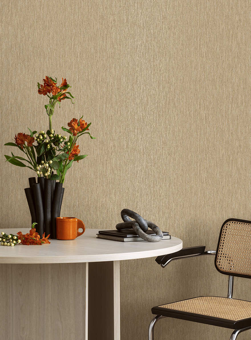 Textura Wallpaper - Gold / Rust - Holden Décor - 66140 - Premier Wallcovering