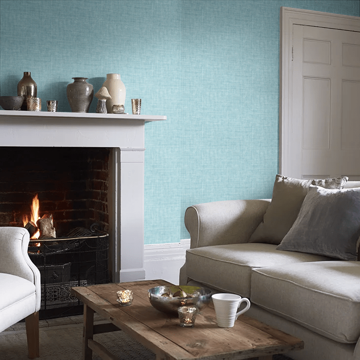Texture Wallpaper - Aqua - A Street Prints - FD26352 - Premier Wallcovering