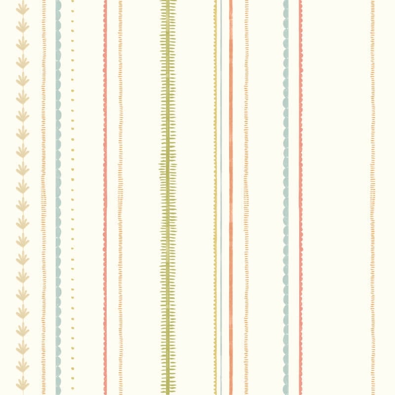 Textured Stripe Wallpaper - Ginger Mix - Hoopla Walls - HWA1324W - Premier Wallcovering
