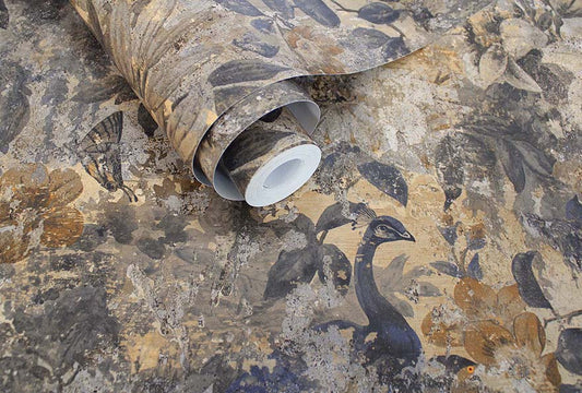 Thalia Wallpaper - Navy - Holden Décor - 91450 - Premier Wallcovering