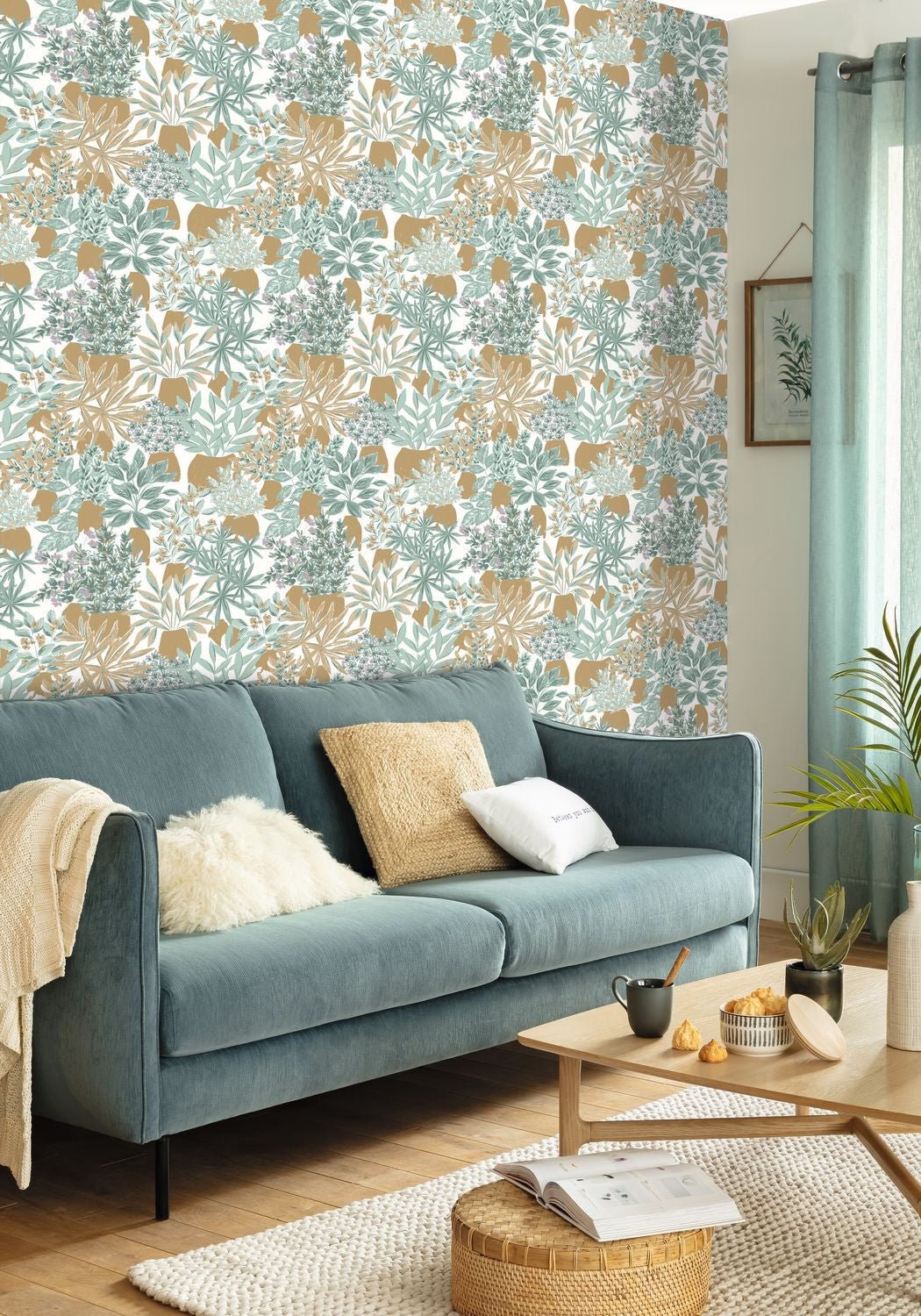 Thalie Wallpaper -  Opaline Curry - Caselio - 103637128 - Premier Wallcovering