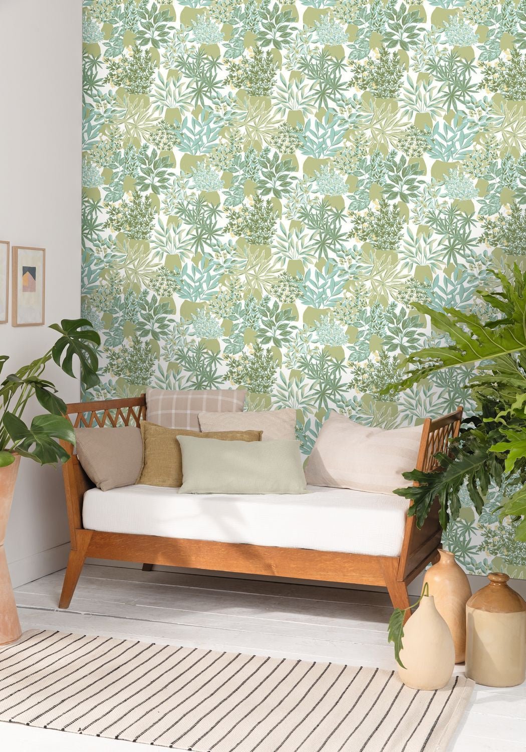 Thalie Wallpaper - Lichen Jaune - Caselio - 103637029 - Premier Wallcovering