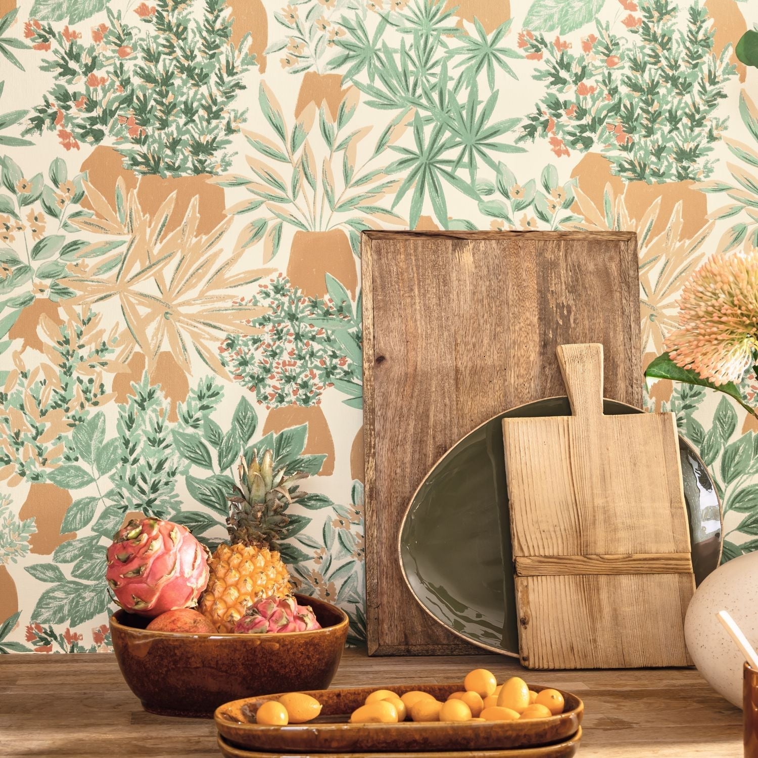 Thalie Wallpaper - Sable - Caselio - 103631073 - Premier Wallcovering