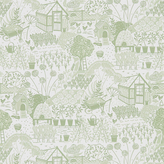The Allotment Wallpaper - Fennel - Sanderson - DHPO216351 - Premier Wallcovering