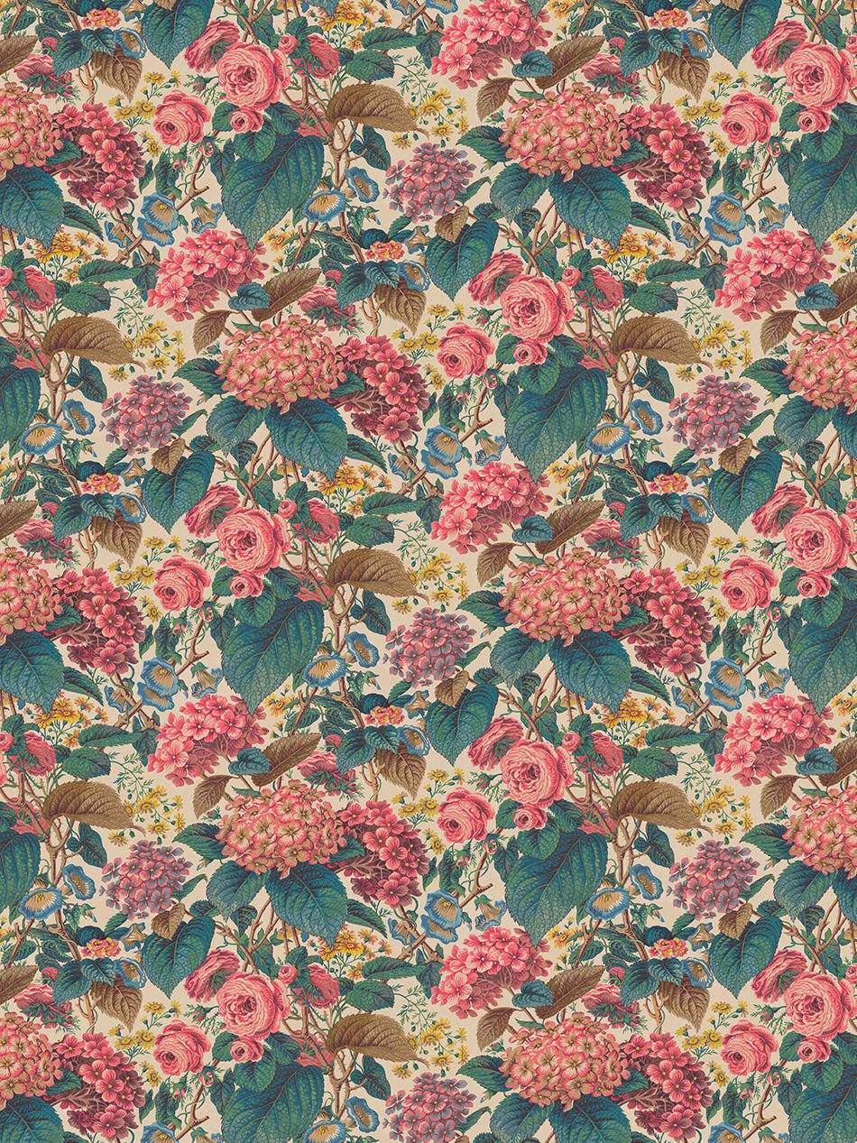 The Brambles Wallpaper - Porcelain - Divine Savages - DVS161-BRAMB-PORC-WR - Premier Wallcovering