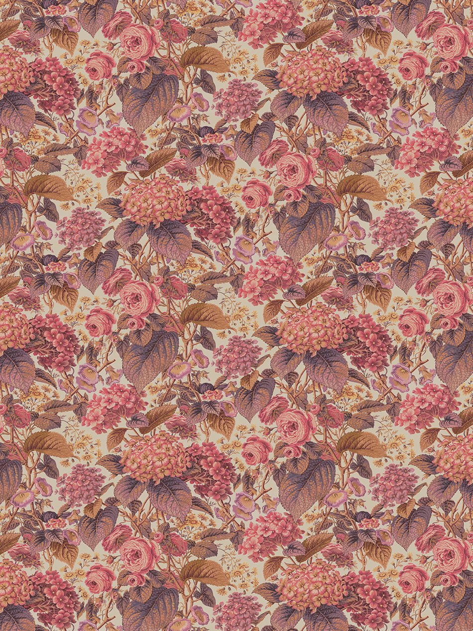 The Brambles Wallpaper - Antique Rose - Divine Savages - DVS162-BRAMB-ANT-ROSE-WR - Premier Wallcovering