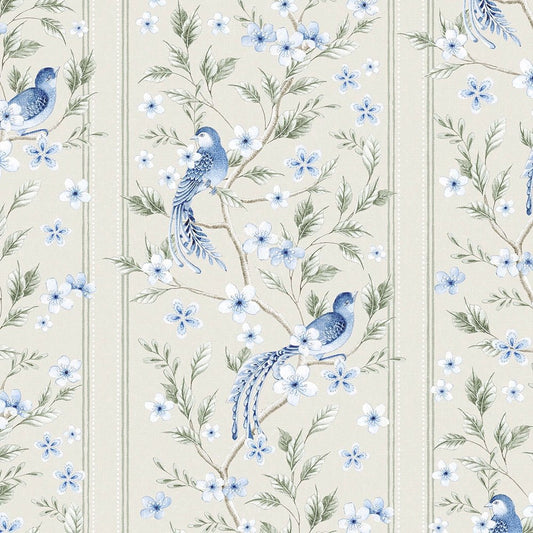 The Enchanted Garden Wallpaper - Cream - LAN100397 - Lucie Annabel - Premier Wallcovering