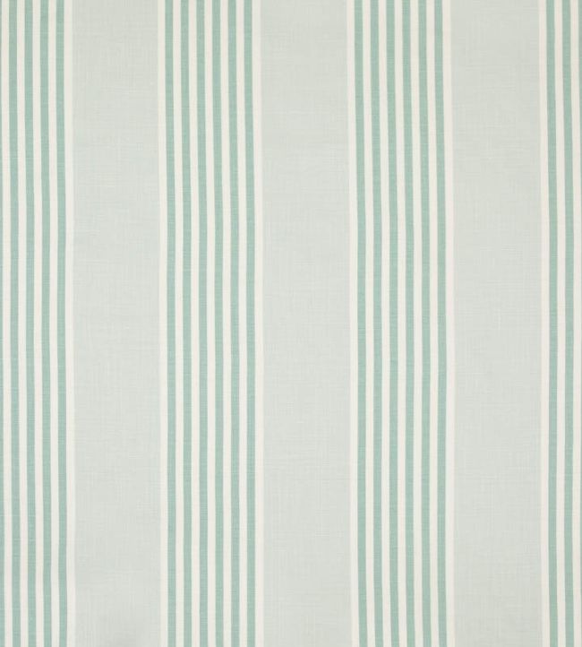The Hudson Stripe Fabric - Aqua - Christopher Farr Cloth - CF1007 - 01 - Premier Wallcovering