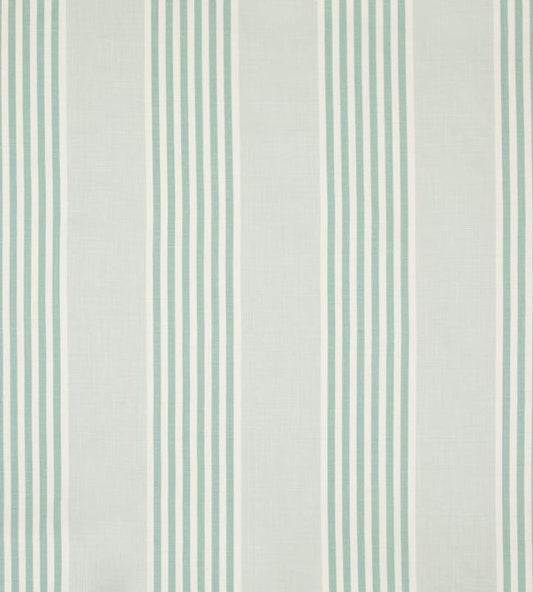 The Hudson Stripe Fabric - Aqua - Christopher Farr Cloth - CF1007 - 01 - Premier Wallcovering