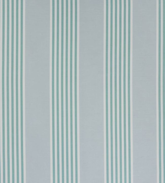 The Hudson Stripe Performance Fabric - Turchese - Christopher Farr Cloth - CFF248 - 02 - Premier Wallcovering