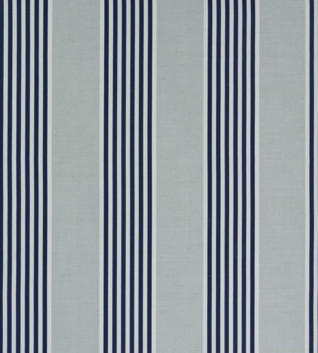 The Hudson Stripe Performance Fabric - Azzuro - Christopher Farr Cloth - CFF248 - 01 - Premier Wallcovering