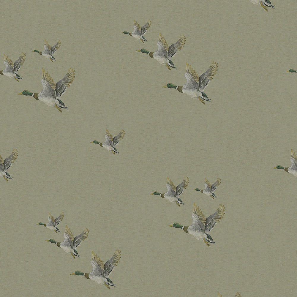 The Mallards Wallpaper - Warm Grey - LAN100221 - Lucie Annabel - Premier Wallcovering