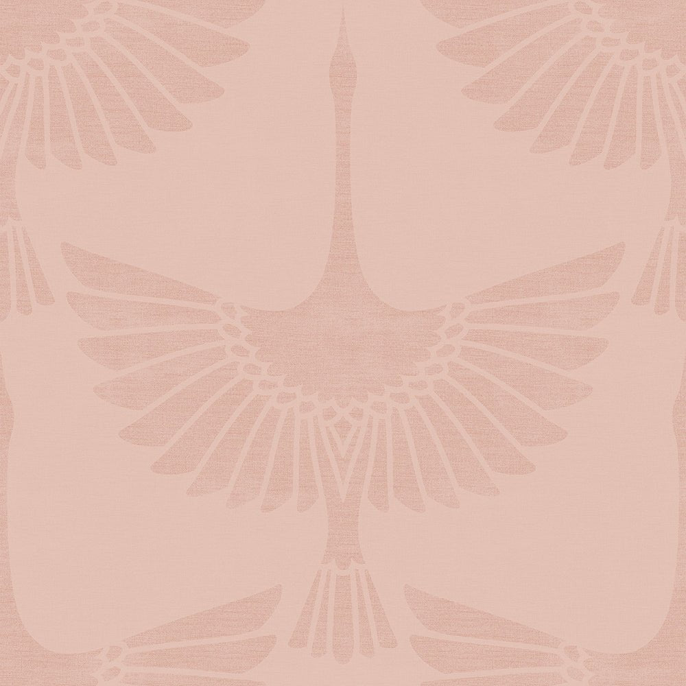 The Orient Wallpaper - Dusty Pink - LAN100159 - Lucie Annabel - Premier Wallcovering