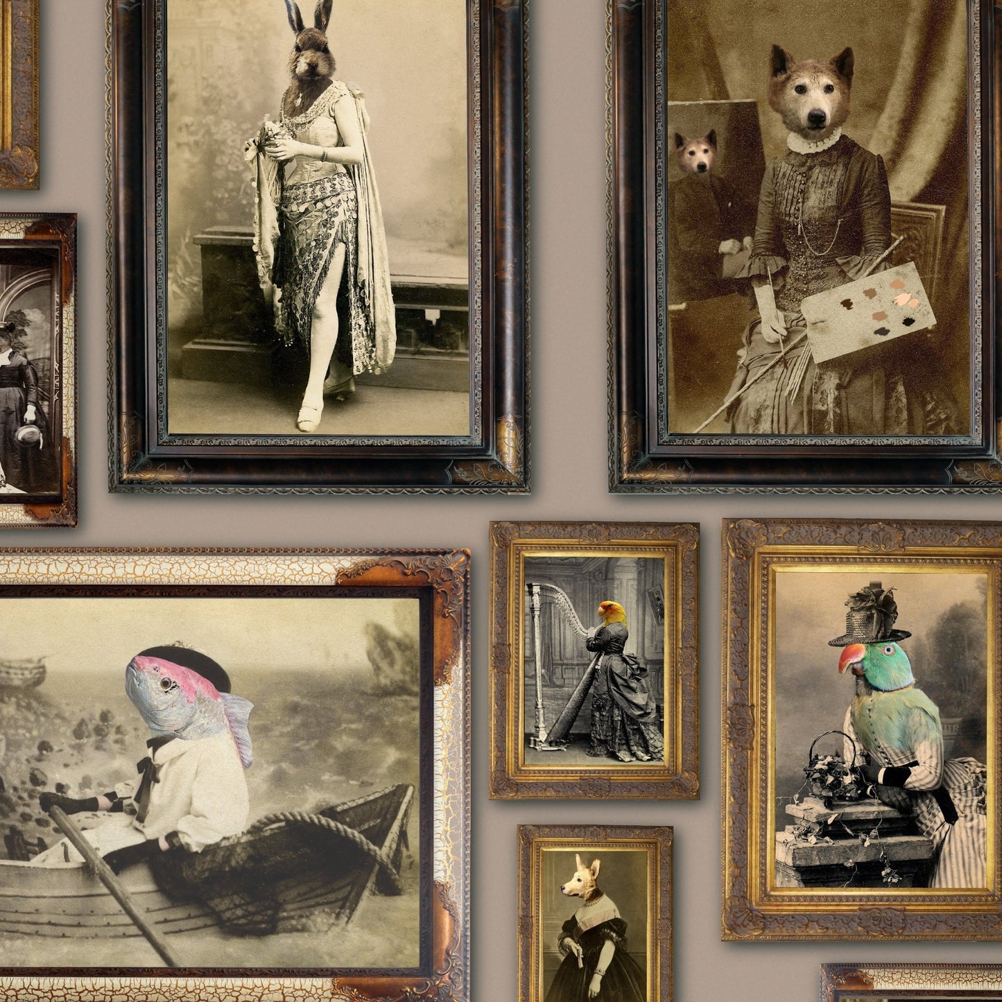 The Soiree Wallpaper - Plaster - The Graduate Collection - CC1LADIESPLASTER - Premier Wallcovering