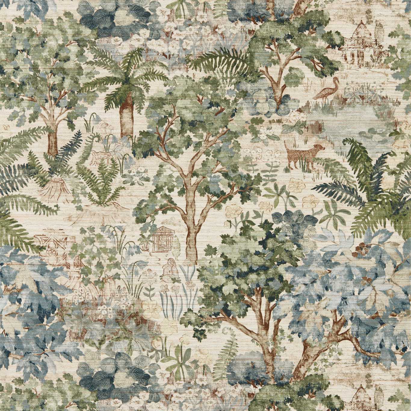 The Stumpery Wallpaper - Fern - Sanderson - DHIP217491 - Premier Wallcovering