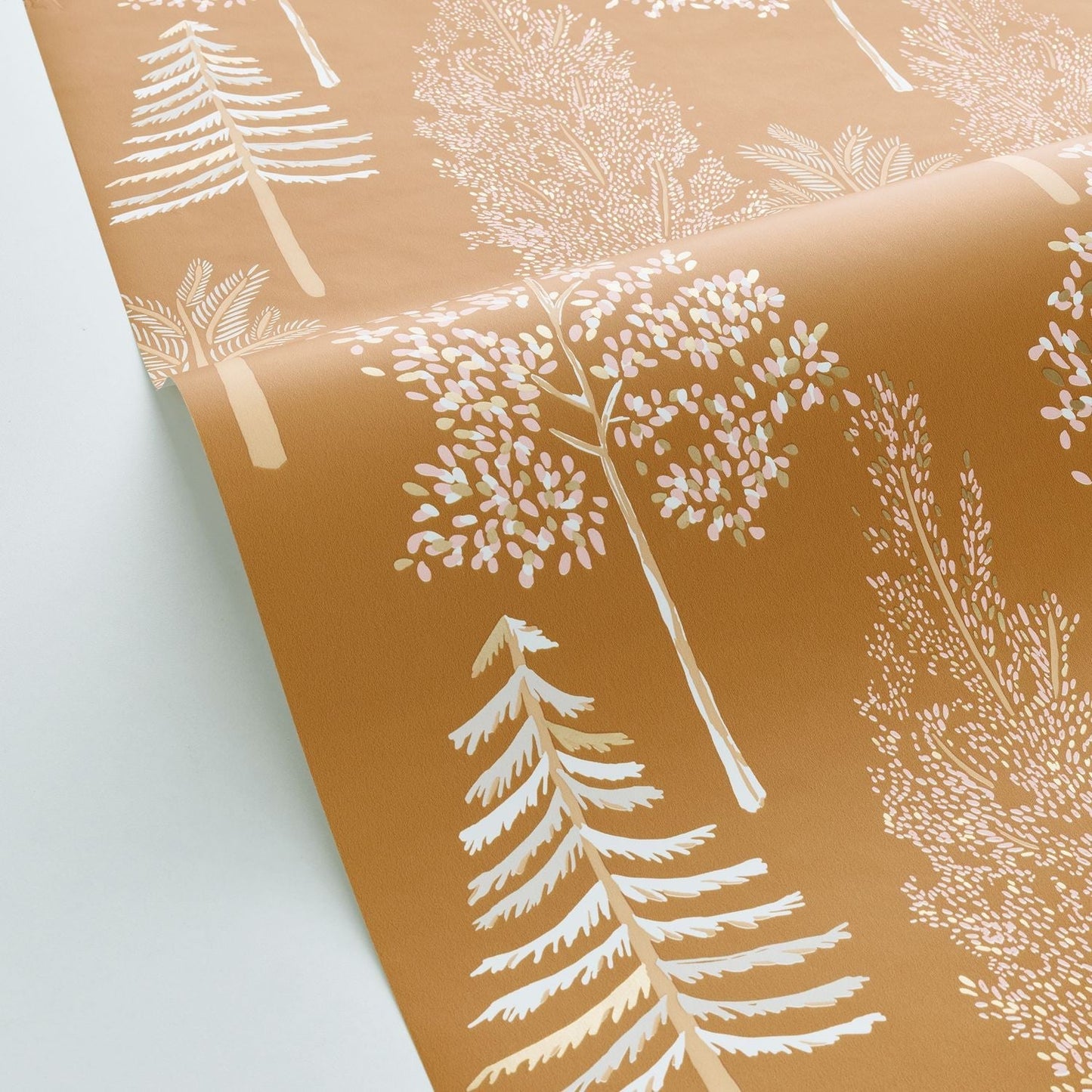 The Tree House Wallpaper - Ocre - Caselio - 102952237 - Premier Wallcovering