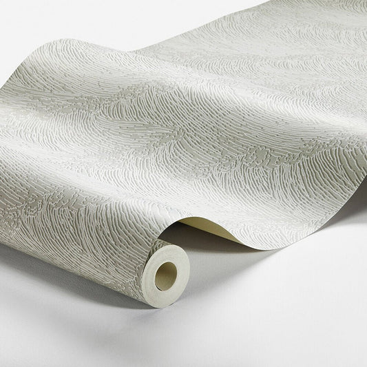 The Wave Wallpaper - Light Grey - Boråstapeter - 3115 - Premier Wallcovering