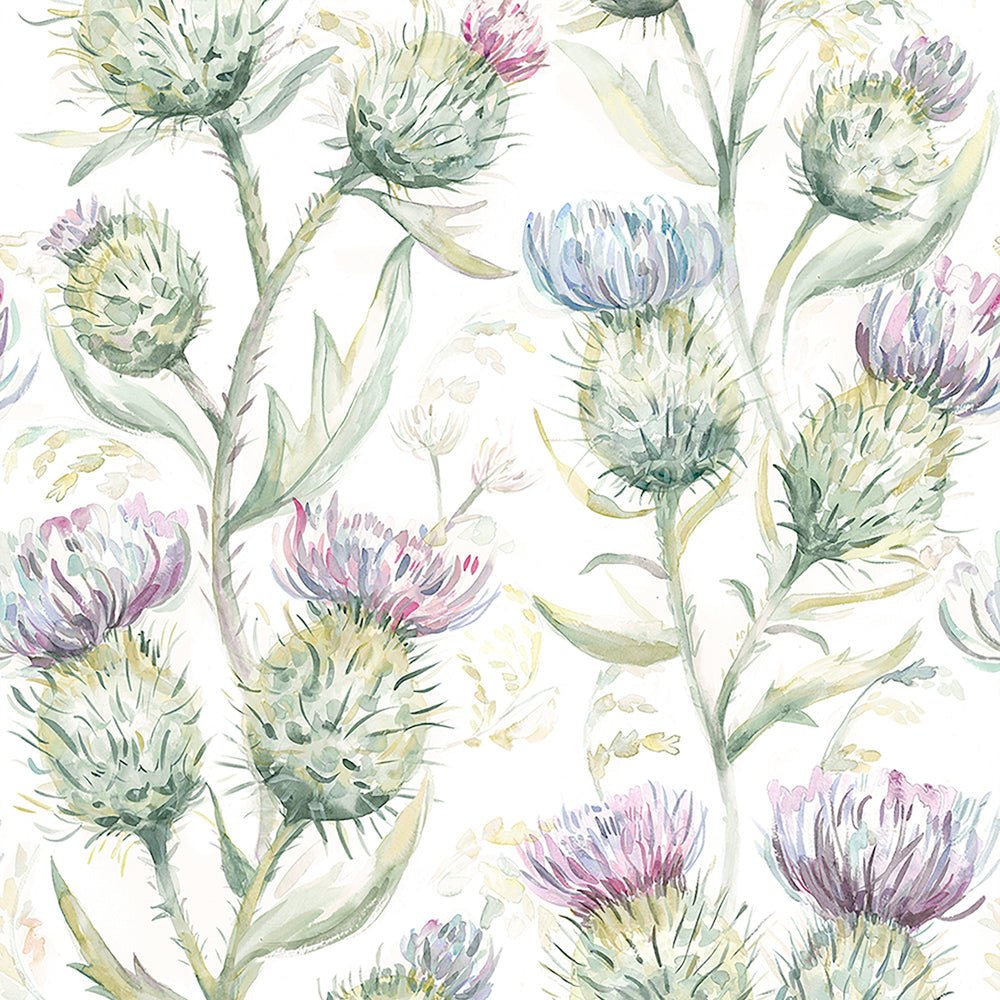 Thistle Glen Wallpaper - Spring - Voyage Maison - THISTLE/WPO/SPR - Premier Wallcovering