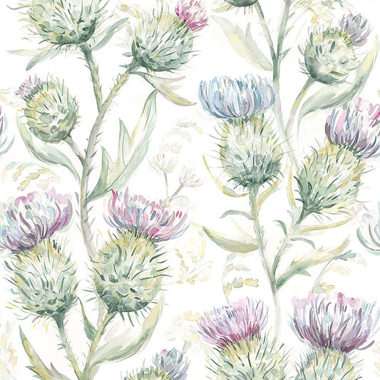 Thistle Glen Wallpaper - Spring - Voyage Maison - THISTLE/WPO/SPR - Premier Wallcovering