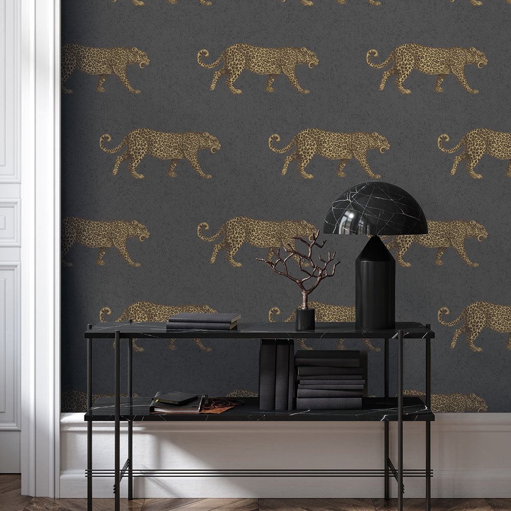 Thoresby Wallpaper - Midnight - Timothy Wilman - TW2485 - Premier Wallcovering