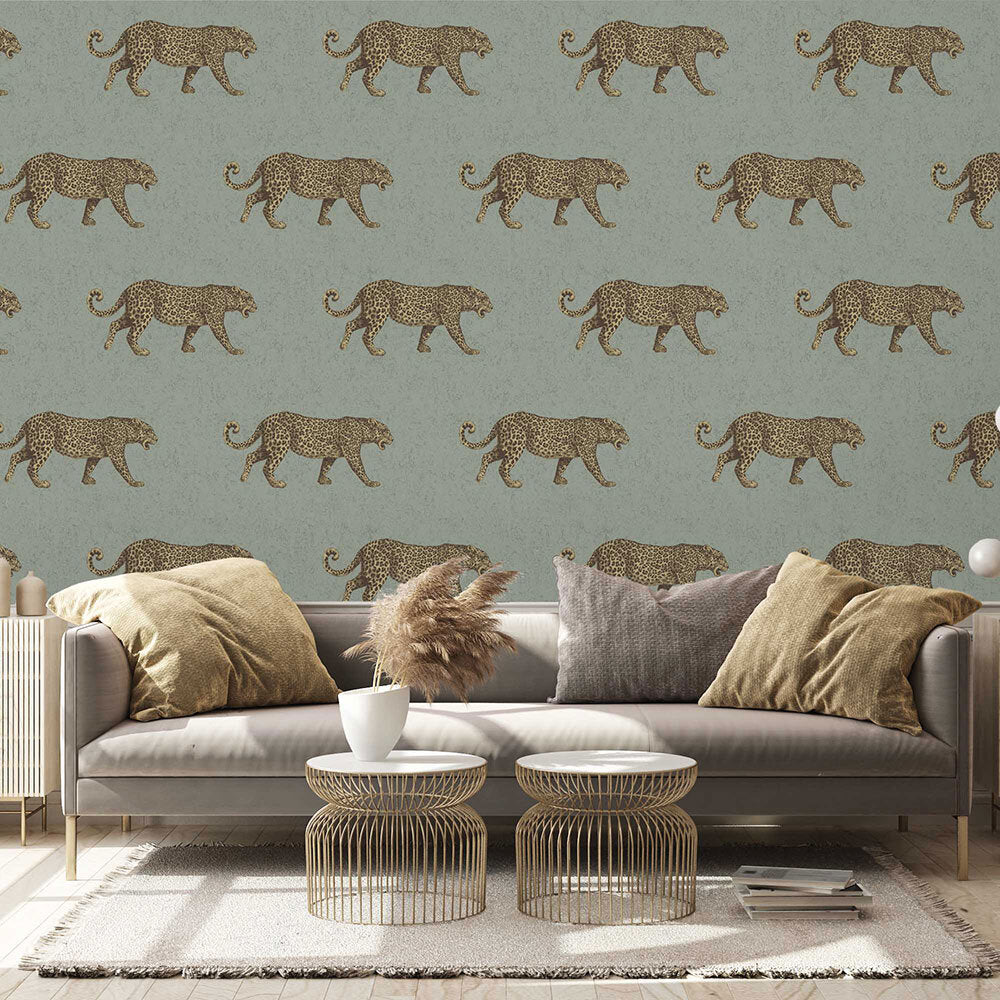 Thoresby Wallpaper - Duckegg - Timothy Wilman - TW2484 - Premier Wallcovering