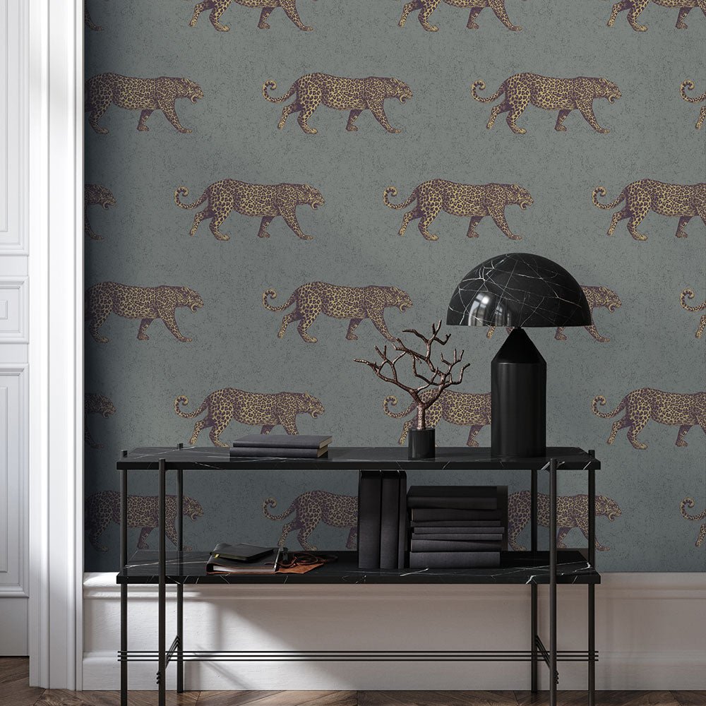 Thoresby Wallpaper - Teal - Timothy Wilman - TW2487 - Premier Wallcovering