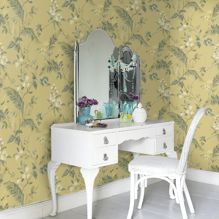 Thornleigh Wallpaper - Amber Buttercup - Timothy Wilman - TW2566 - Premier Wallcovering